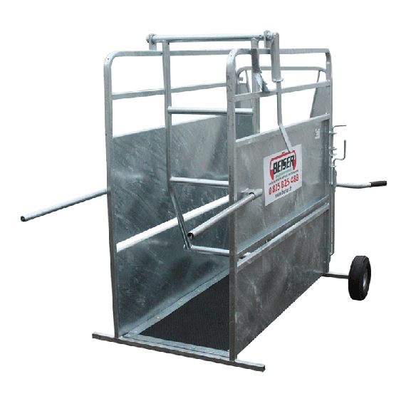 Cage à écorner galva 550 x 1300 x 1300 Grand Modèle | Cages à écorner ...